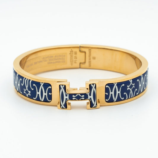 [Revel Jewelry]H BRACELET BLACK MULTICOLOR