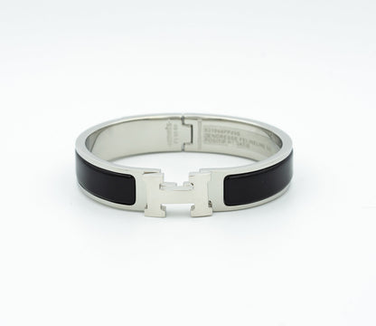 [Revel Jewelry]H BLACK BRACELET