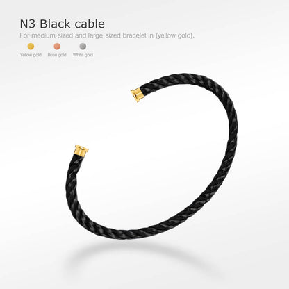[Revel Jewelry]FORCE SERIES BRACELET CABLES 50 CHOICES (DIY SELECTION)