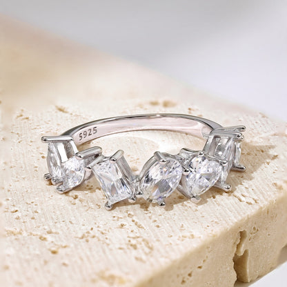 [Revel Jewelry]Delicate Multi Cut Ring