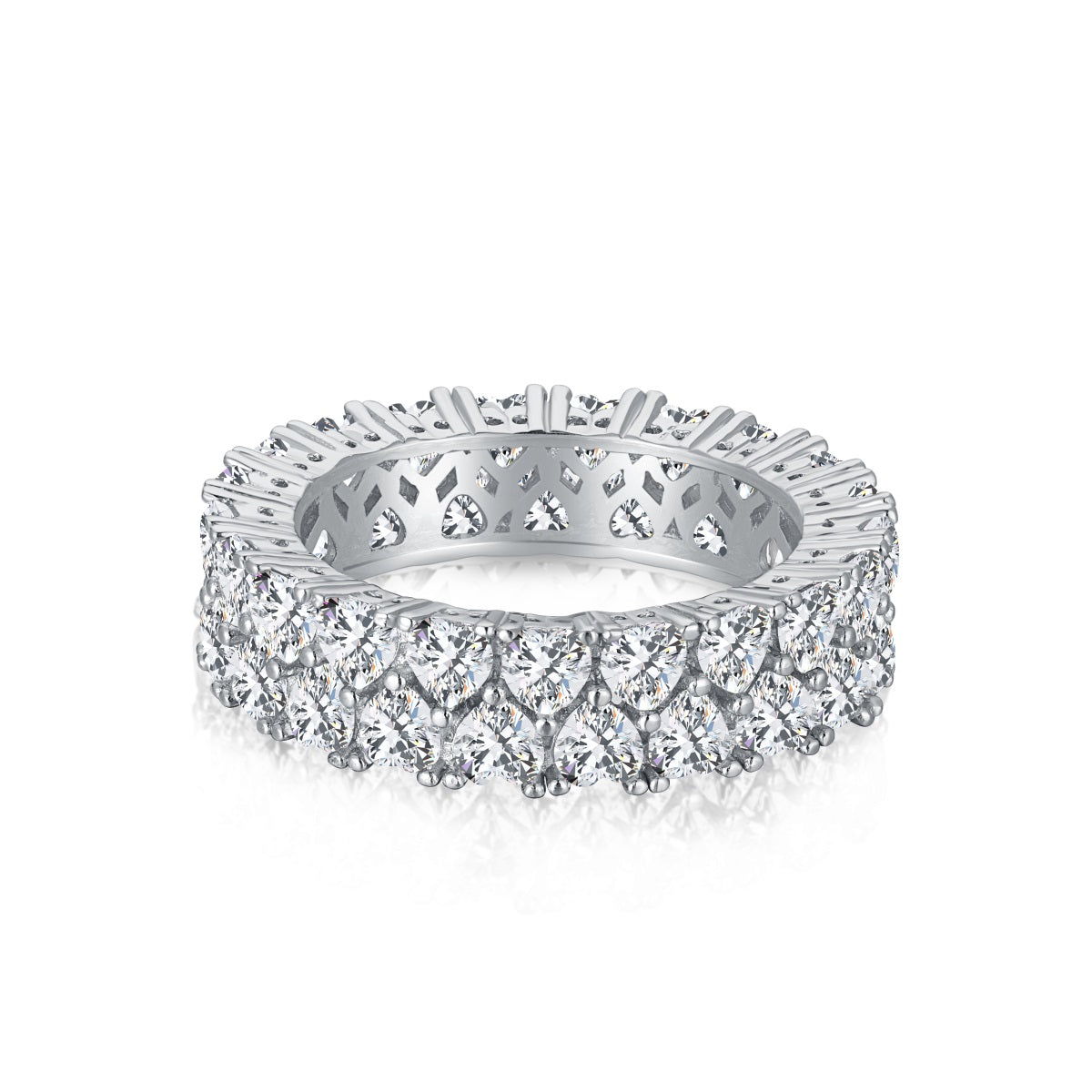 [Revel Jewelry]Sparkling Full Heart Ring