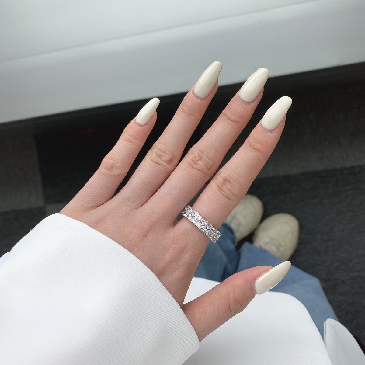[Revel Jewelry]Sparkling Full Heart Ring
