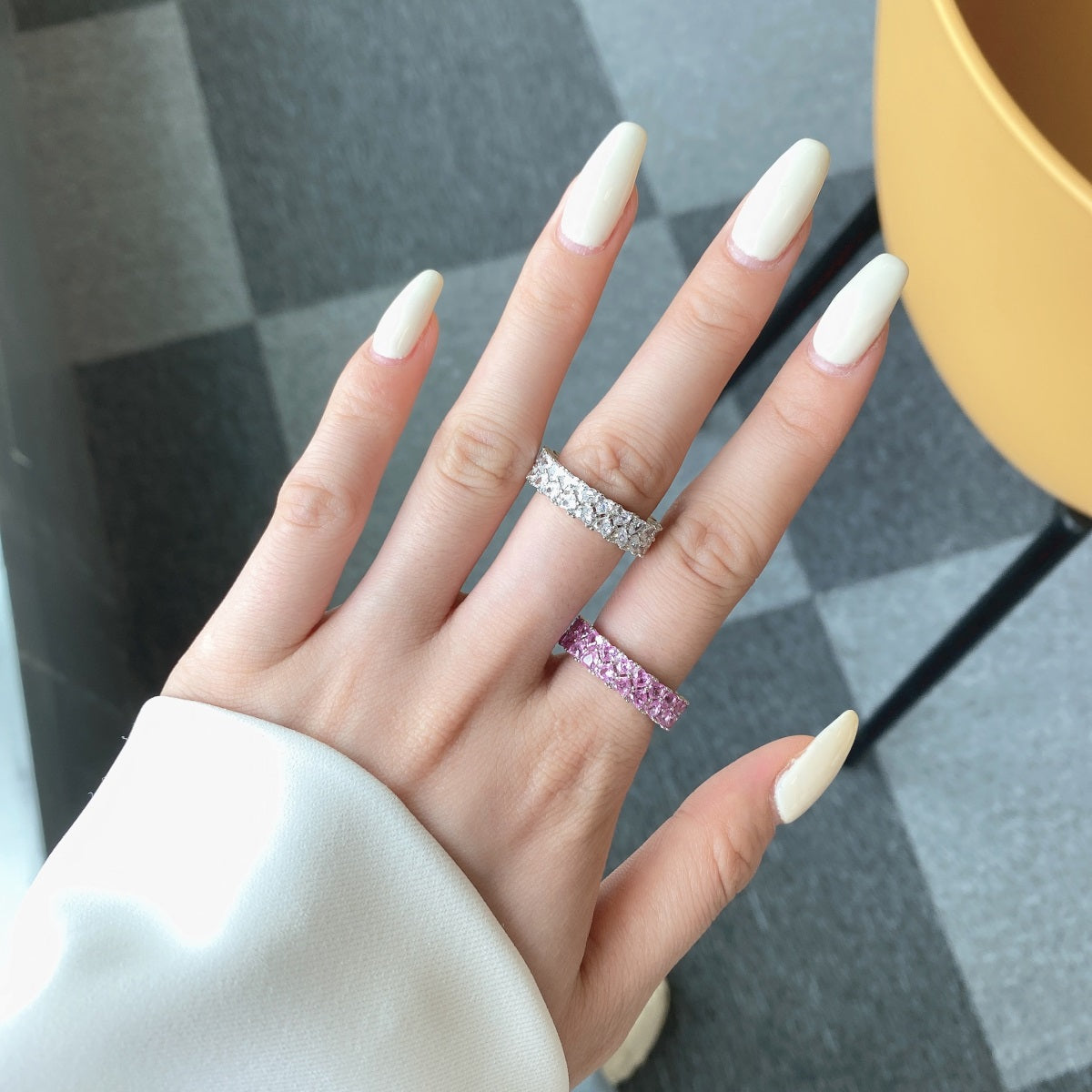 [Revel Jewelry]Sparkling Full Heart Ring
