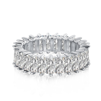 [Revel Jewelry]Unique Colorful Radiant Cut RIng