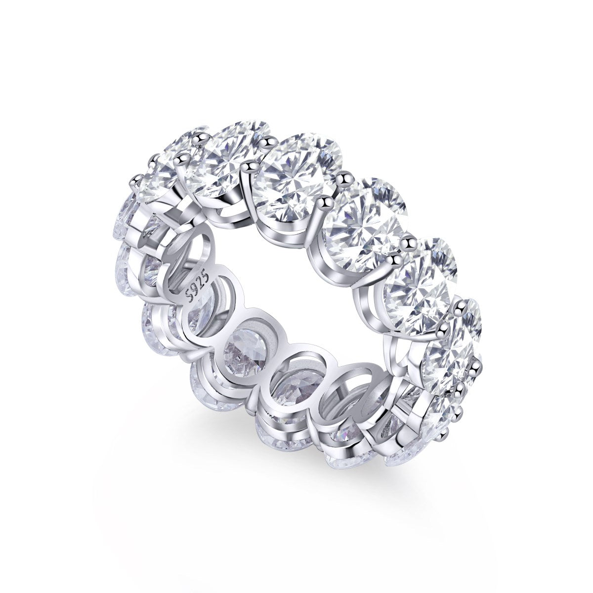 [Revel Jewelry]Dainty Elongated Cushion Cut Tennis Ring