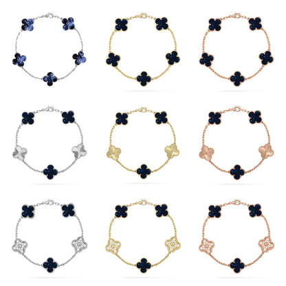 [Revel Jewelry]クローバー 5モチーフ ピーターサイト ブレスレットコレクション