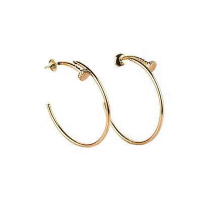 [Revel Jewelry]JUSTE OHRRINGE GOLD DIAMANTEN 1.8MM