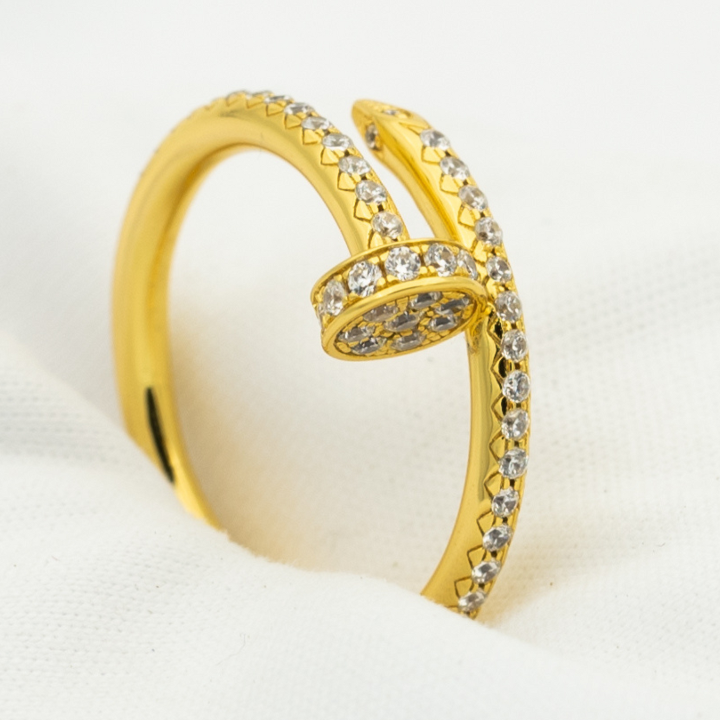 [Revel Jewelry]JUSTE RING 1.8MM GOLD DIAMONDS