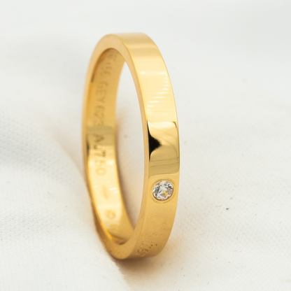[Revel Jewelry]LOVE RING 4MM 1 DIAMOND