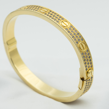 [Revel Jewelry]LOVE BRACELET 6.1MM DIAMOND-PAVED