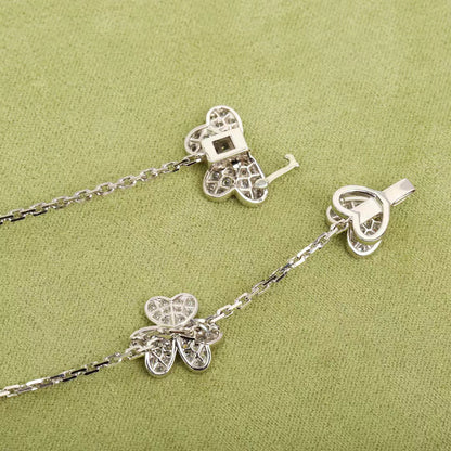 [Revel Jewelry]FRIVOLE SILVER 9 FLOWERS NECKLACE