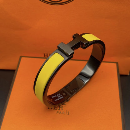 [Revel Jewelry]CLIC HM SO BLACK YELLOW BRACELET