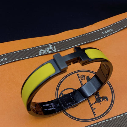 [Revel Jewelry]CLIC HM SO BLACK YELLOW BRACELET