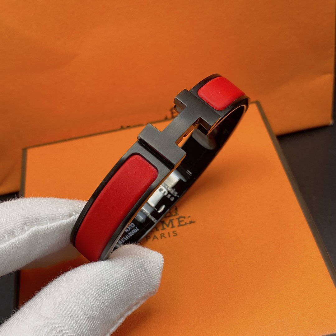 [Revel Jewelry]CLIC HM SO BLACK RED BRACELET