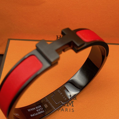 [Revel Jewelry]CLIC HM SO BLACK RED BRACELET