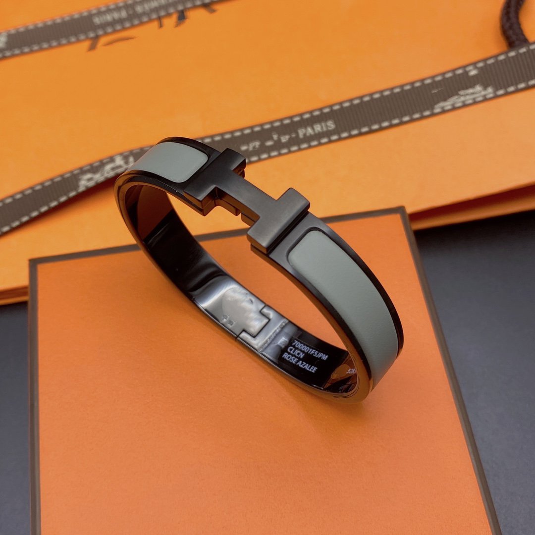 [Revel Jewelry]CLIC HM SO BLACK GREY BRACELET