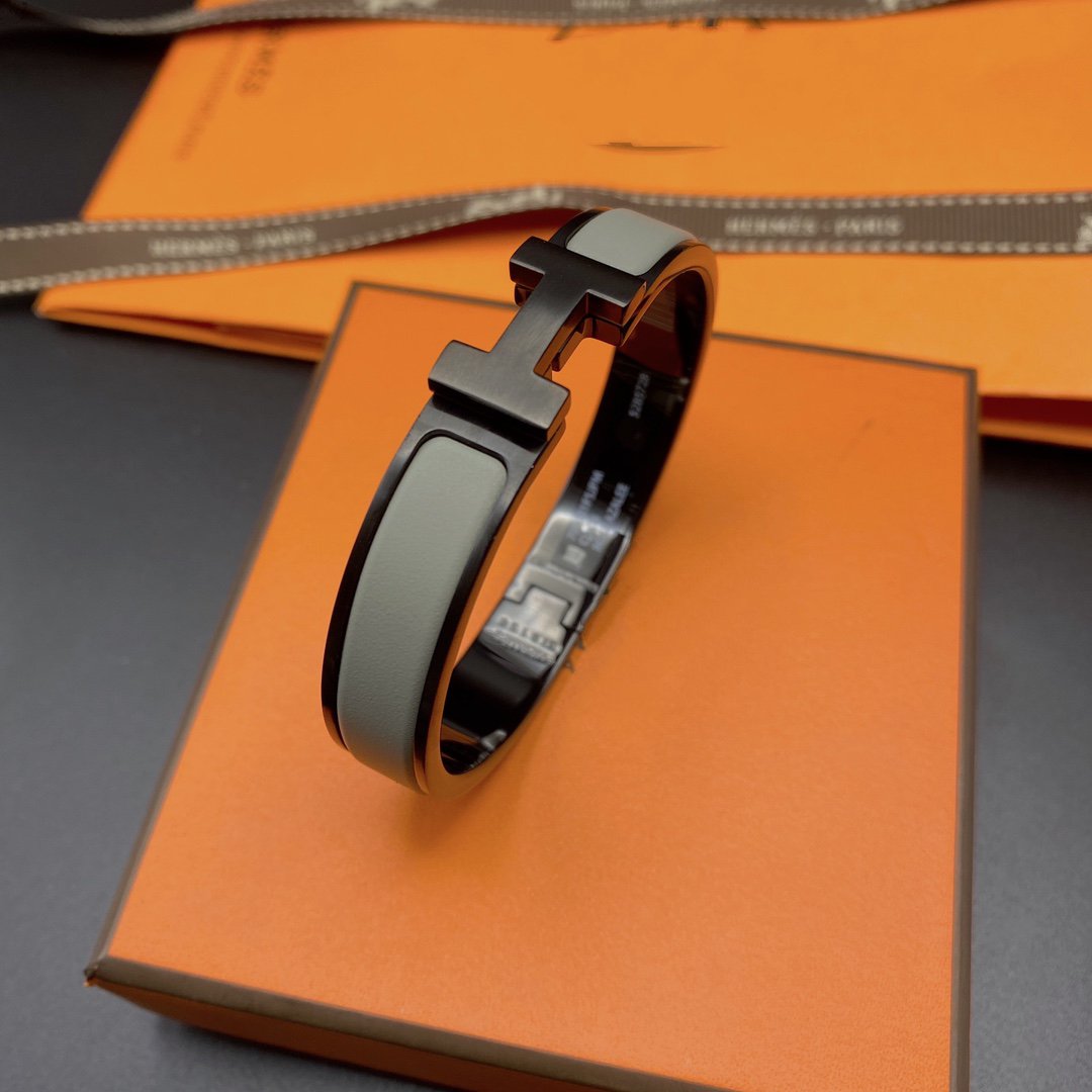 [Revel Jewelry]CLIC HM SO BLACK GREY BRACELET