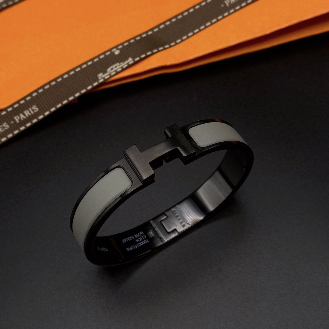 [Revel Jewelry]CLIC HM SO BLACK GREY BRACELET