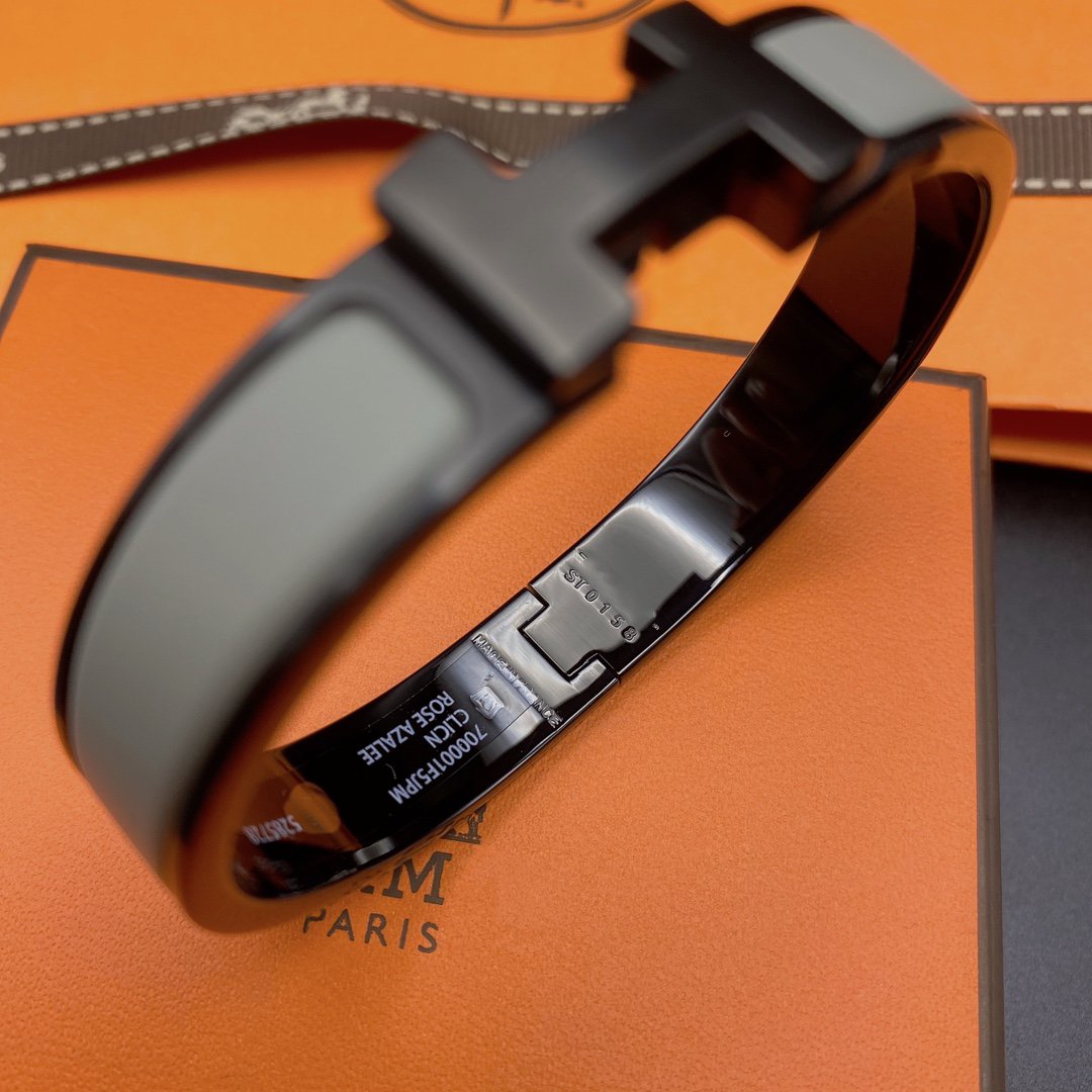 [Revel Jewelry]CLIC HM SO BLACK GREY BRACELET