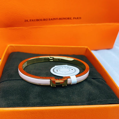 [Revel Jewelry]CLASSIC HM CLIC  PINK 8MM ENAMEL BRACELET
