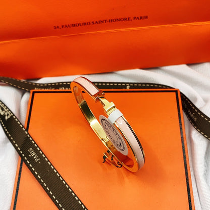[Revel Jewelry]CLASSIC HM CLIC  PINK 8MM ENAMEL BRACELET