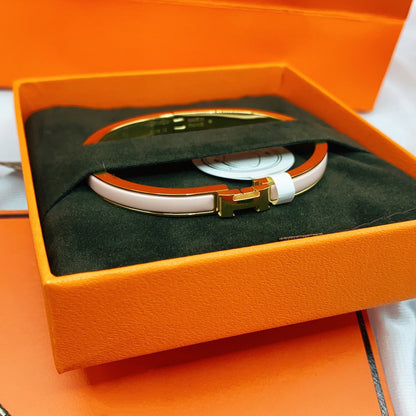 [Revel Jewelry]CLASSIC HM CLIC  PINK 8MM ENAMEL BRACELET