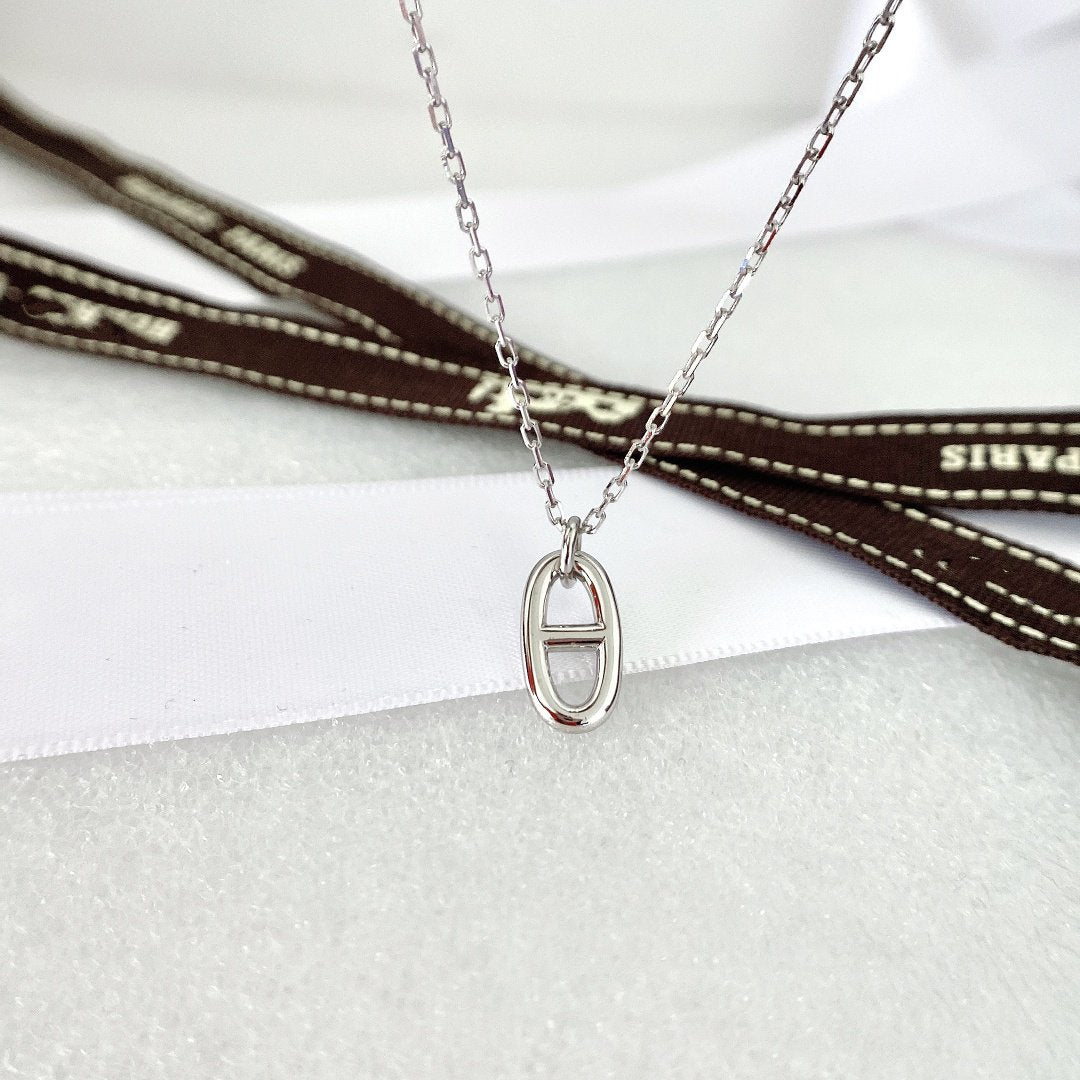 [Revel Jewelry]HM PIG NOSE NECKLACE