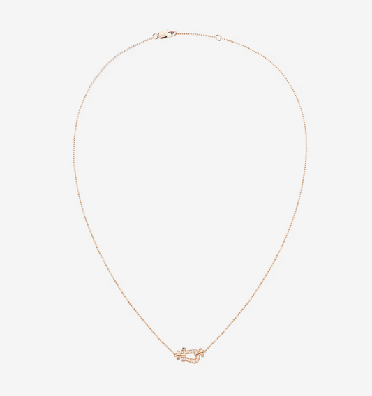 [Revel Jewelry]FORCE 10 DIAMOND PINK GOLD NECKLACE MINI MODEL