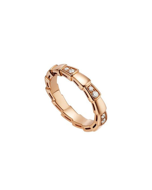 [Revel]SERPENTI RING PINK GOLD  3MM