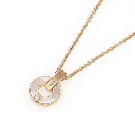 [Revel]GARI NECKLACE PINK GOLD MOP