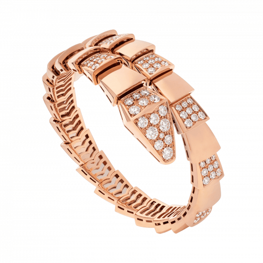 [Revel]SERPENTI WIDE BRACELET PINK GOLD DIAMOND