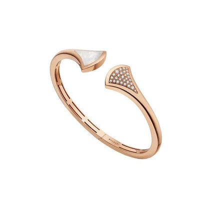 [Revel]DREAM BRACELET OPEN PINK GOLD MOP DIAMOND
