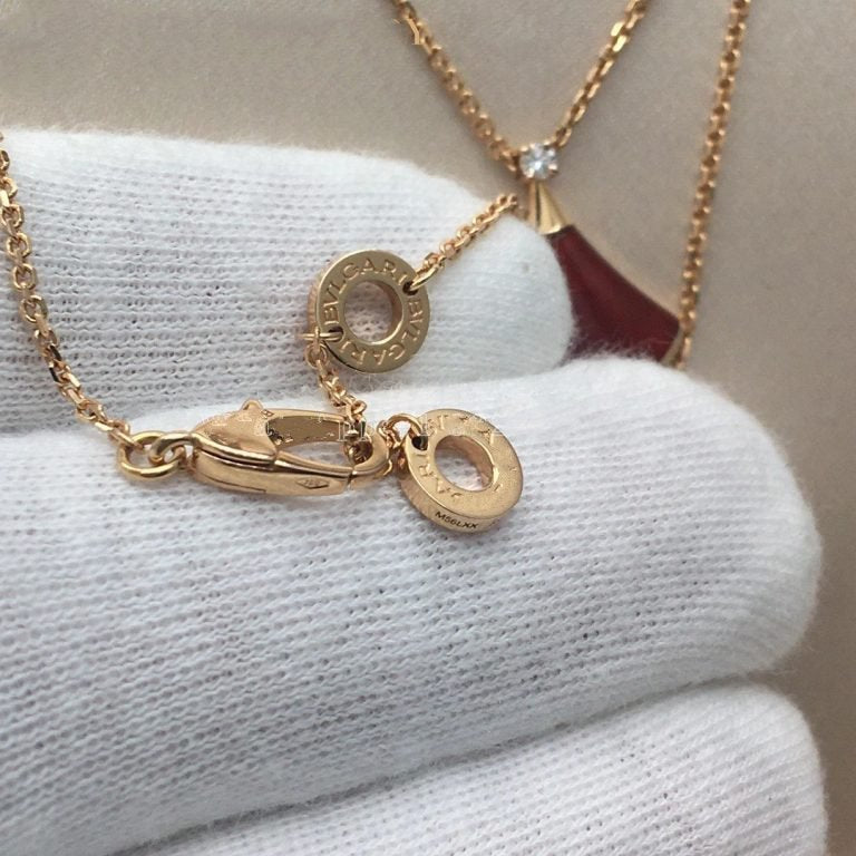 [Revel]ドリームネックレス カーネリアン 1ダイヤモンド