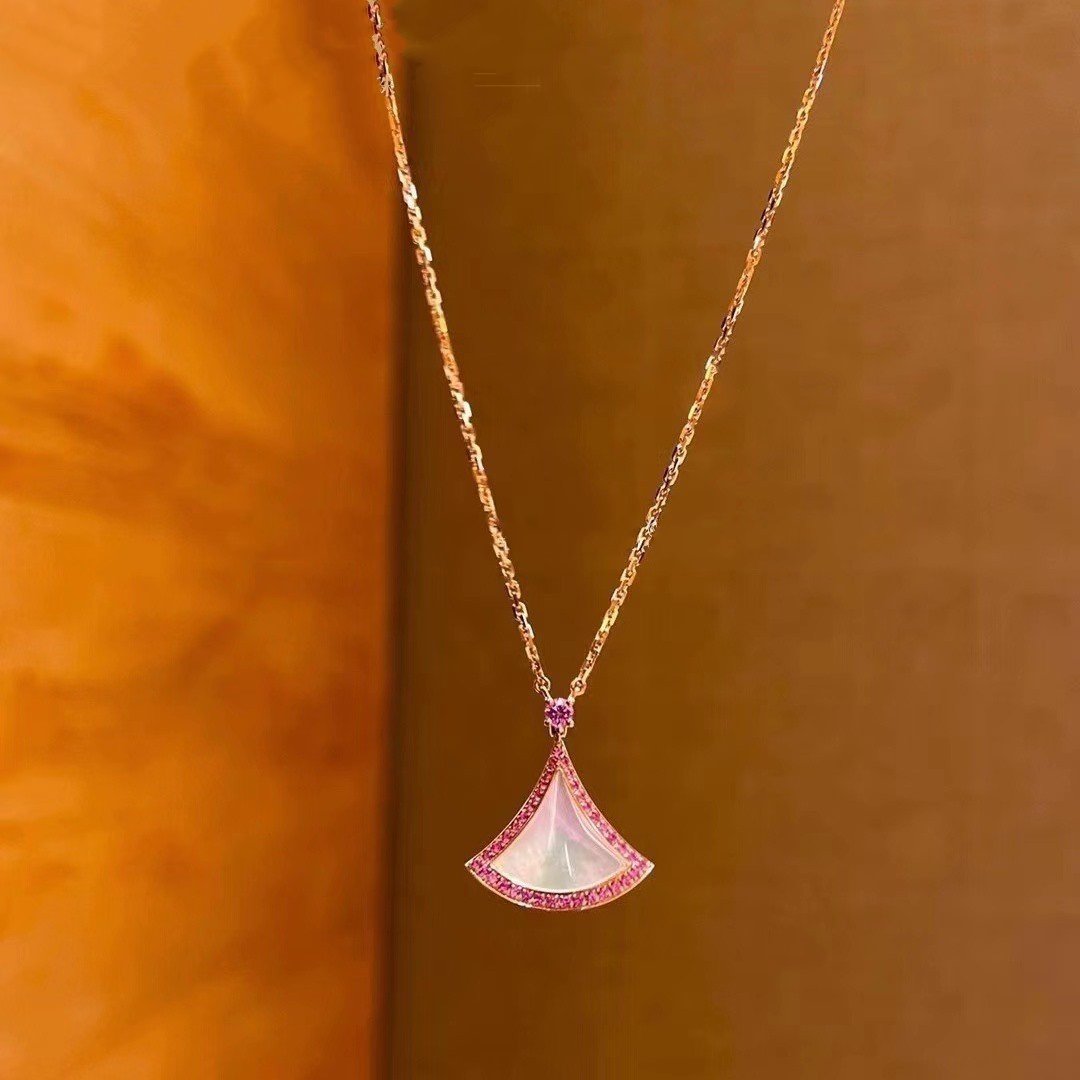 [Revel]DREAM NECKLACE MOP DIAMOND PINK