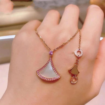 [Revel]DREAM NECKLACE MOP DIAMOND PINK