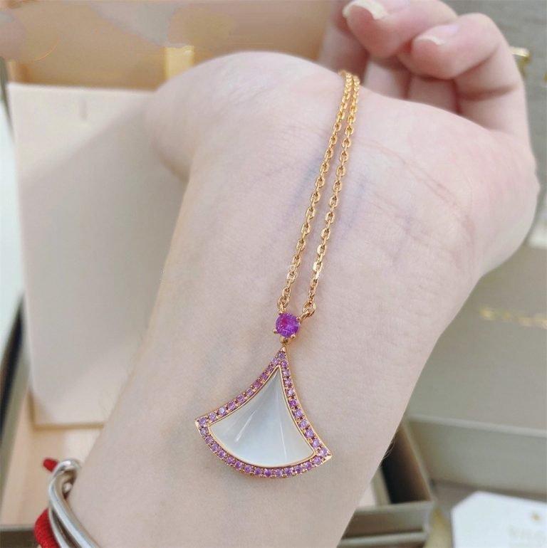 [Revel]DREAM NECKLACE MOP DIAMOND PINK