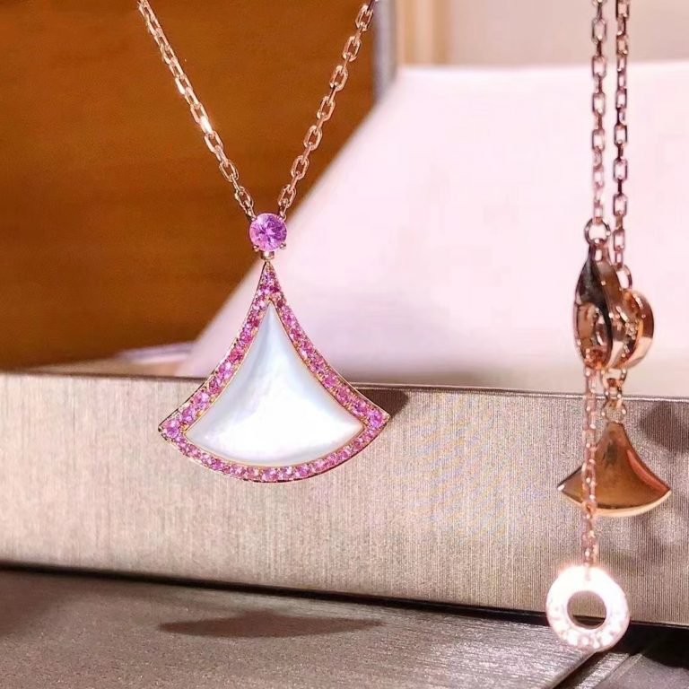 [Revel]DREAM NECKLACE MOP DIAMOND PINK