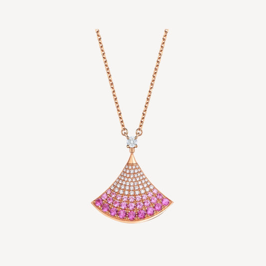 [Revel]DREAM NECKLACE PINK GOLD PINK DIAMOND