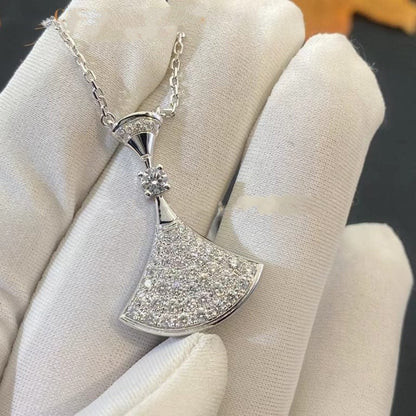 [Revel]DREAM NECKLACE SILVER FULL DIAMOND