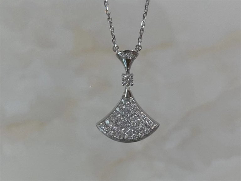 [Revel]DREAM NECKLACE SILVER FULL DIAMOND