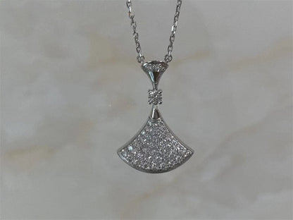 [Revel]DREAM NECKLACE SILVER FULL DIAMOND