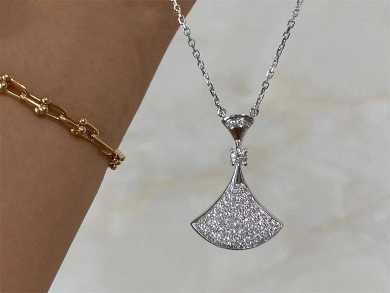 [Revel]DREAM NECKLACE SILVER FULL DIAMOND