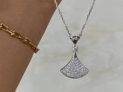 [Revel]DREAM NECKLACE SILVER FULL DIAMOND