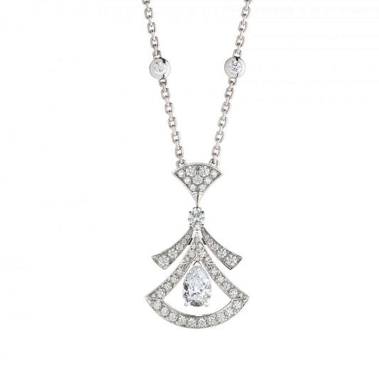 [Revel]DREAM NECKLACE WHITE DIAMOND SILVER