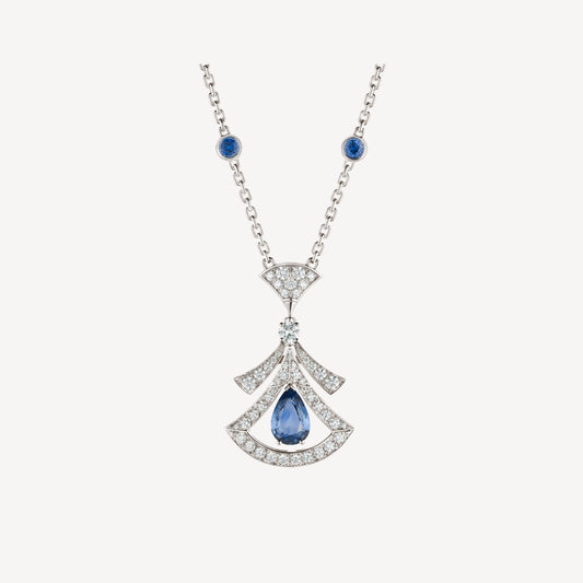 [Revel]DREAM NECKLACE AGATE DIAMOND SILVER