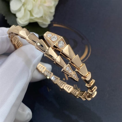 [Revel]SERPENTI BRACELET DIAMONDS PINK GOLD