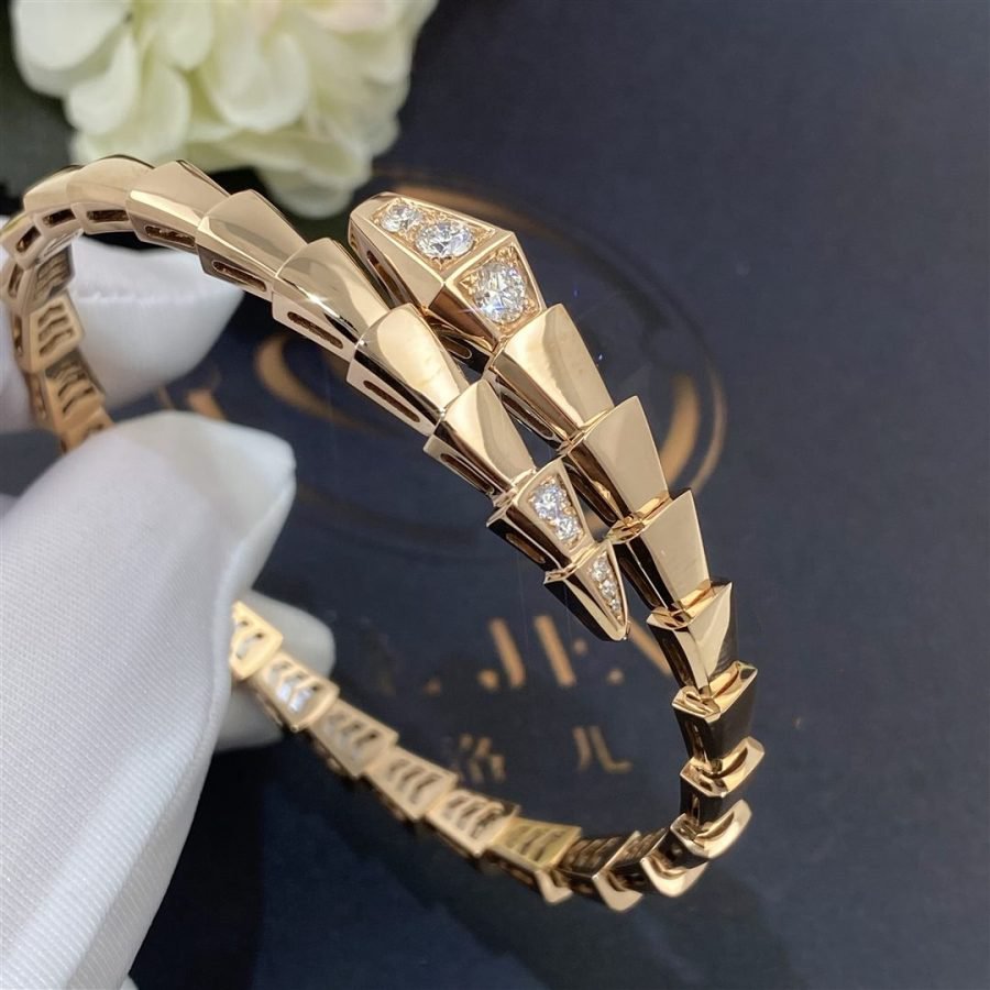 [Revel]SERPENTI BRACELET DIAMONDS PINK GOLD
