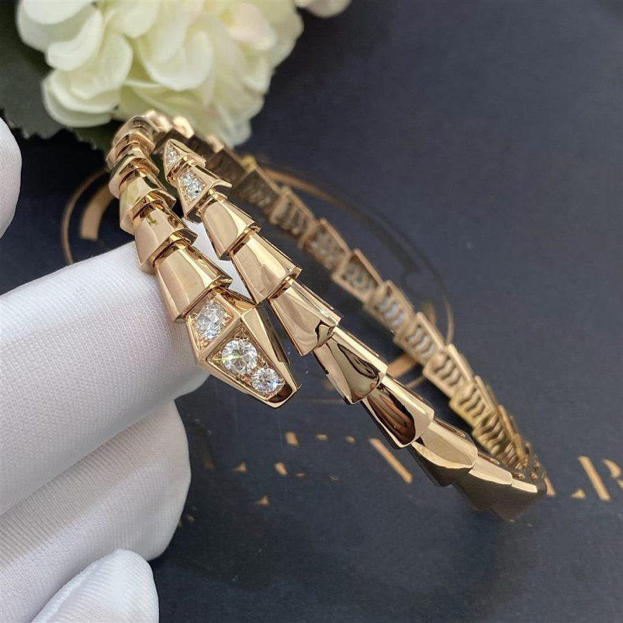 [Revel]SERPENTI BRACELET DIAMONDS PINK GOLD