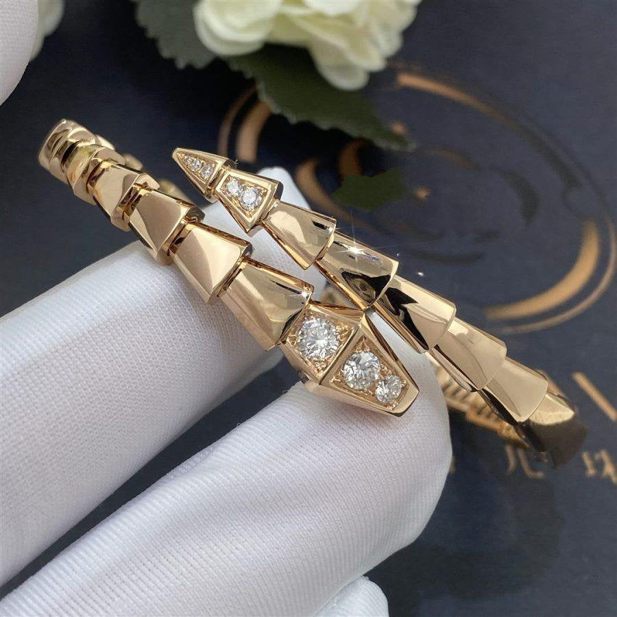 [Revel]SERPENTI BRACELET DIAMONDS PINK GOLD