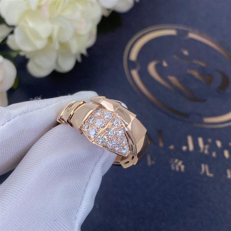[Revel]SERPENTI RING PINK GOLD DIAMOND